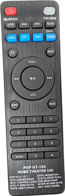 Ehop Universal remote control for USB /sd/ Bang PHP HT-100 IT-2650 MMS-4040F Philips, Intex Remote Controller(Black)