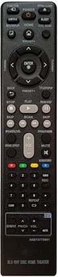 BhalTech AKB73775801 DVD Home Theater System Remote Compatible With  Lg Bluray DVD Remote Controller(Black)