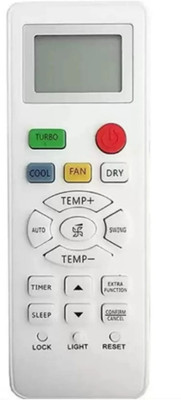 RISHI ENTERPRISES THIS REMOTE IS COMPATIBLE FOR  AC REMOTE (131) HAIER Remote Controller(White)