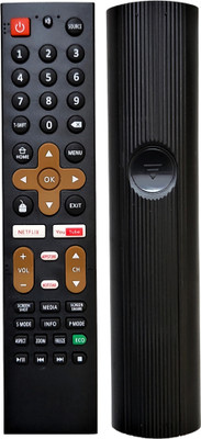 ERNIL Tv Remote Compatible for IND4305ST Treeview Smart LED TV NonVoice (Your Old Remote Must be Exactly Same) Remote Controller(Black)
