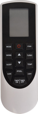RESORB RE 182 LLOYD BLACK Compatible for Midea, Voltas and Lloyd Air conditioner Remote Controller(Black)