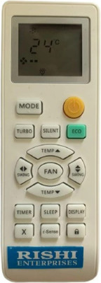 RISHI ENTERPRISES I-SENSE THIS REMOTE IS COMPATIBLE FOR AC REMOTE WITH I-SENSE SERIES GODREJ Remote Controller(White)