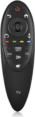 NixGlobal Scroll Remote AN-MR500G AN-MR500 MBM63935937 (without voice) Compatible for LG 4K SMART LED TCD TV Remote Controller(Black)