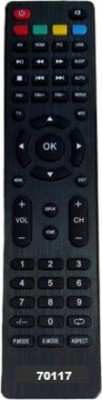 Akshita LED LCD TV Remote Control WORLDTECH Remote Controller(Black)