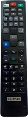 RISHI ENTERPRISES THIS REMOTE IS COMPATIBLE FOR  LED / LCD TV REMOTE (9870L) LLOYD Remote Controller(Black)