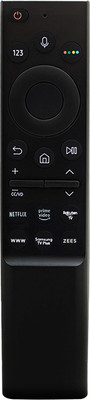 7SEVEN Compatible Samsung Smart TV Remote with Bluetooth Voice RM-G2500 Model Suitable for All OLED QLED UHD 4K Television Specially Universal Samsung Bluetooth Remote SAMSUNG Remote Controller(Black)