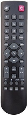 HDF Non-Voice Supported Remote Control Remote No .12 Compatible For Micromax Smart Tv remote-Please Match the image With your Old Remote Controller(Black)