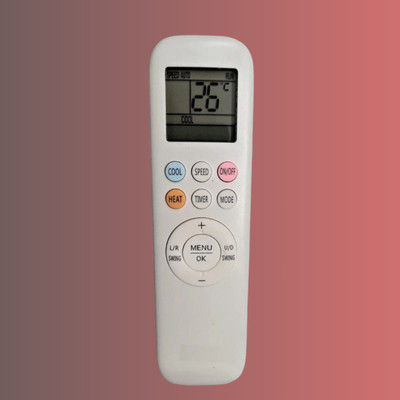Ethex Re-230 compatible for Voltas Air Conditioner Remote Control Re-230 compatible for Voltas Ac Remote Controller(White & Black)