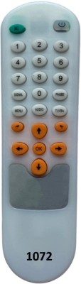 Upix 1072 DTH Remote Compatible for Doordarshan Set Top Box (EXACTLY SAME REMOTE WILL ONLY WORK) Remote Controller(White)