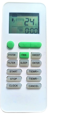Ehop AC-207 Compatible Remote Control for  Air Conditioner GRYLH2A York Remote Controller(White)