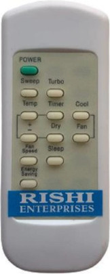 RISHI ENTERPRISES THIS REMOTE IS COMPATIBLE FOR AC REMOTE .100A CARRIER Remote Controller(White)