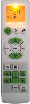 Akshita AC-1677 Compatible For Split Ac Remote Control __With Back-light__ SAMSUNG AC Remote Controller(White)