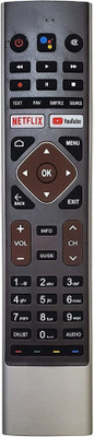 NixGlobal HA-IER SMART BLUETOOTH Remote with Voice Control Function Compatible with HAIER 4K SMART QLED LED LCD TV Remote Controller(Black)