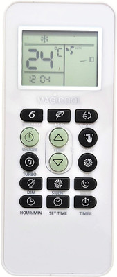 ERNIL AC Remote Compatible for Whirlpool AC Magicool (KKG15B-C1) R173 (Exactly Same Will Only Work) Remote Controller(Black)
