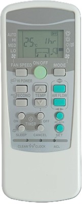 Gadgetzu Compatible with Mitsubishi Ac AC-25B Mitsubishi Ac Remote Remote Controller(White)