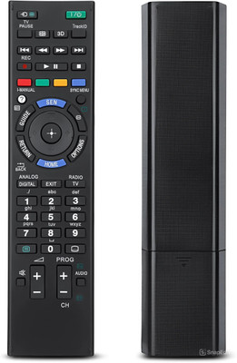 ERNIL RM-GD LCD LED Tv Remote Compatible For Sony Bravia LCD LED 3D TV Remote Controller(Black)