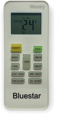 Woniry AC Remote No. 149, Compatible for  AC Remote Control Bluestar Remote Controller(White)