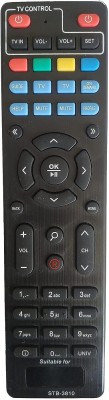 BhalTech STB-3810 HD Set Top Box Remote Control Compatible for Jio Setup Box Remote Controller(Black)