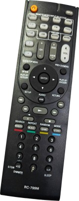 Ehop Onkyo RC-799M Compatible Remote Control for  AV Receiver HT-R391 Onkyo Remote Controller(Black)