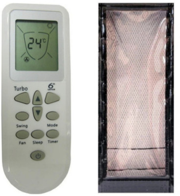 Ethex C-26 Re-84 Remote With cover (Remote+Cover) Ac Remote compatible for Whirlpool Ac Remote Controller(White)