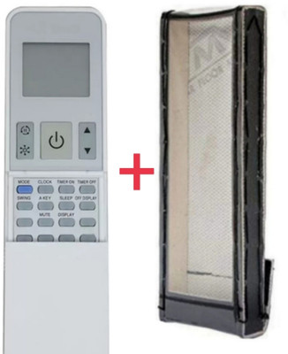 Ethex Remote+Cover) Ac Remote compatible for Lloyd Ac With PU Leather Protective Cover( EXACTLY SAME REMOTE WILL ONLY WORK) Remote Controller(Black)