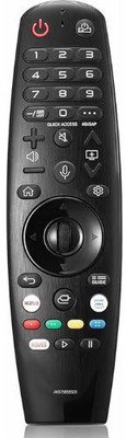 Gezok Non - Magic Remote Compatible For Smart 4K Android Led tv (Without Voice) LG, Lg Magic, LG smart tv, Non-voice, Non-Magic Remote Controller(Black)