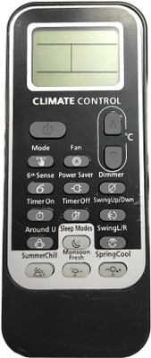 Harsh Enterprises YY-192 Whirlphool(Original) AC Remote Control Whirlphool Climate Control Model AC remote control with Battery FREE Whirlphool 6th sense Remote Controller(Black) Harsh Enterprises YY-192 Whirlphool(Original) AC Remote Control Whirlphool Climate Control Model AC remote control with Battery FREE Whirlphool 6th sense Remote Controller(Black)