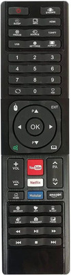 Rohit Electronics Remote Compatible With  LED LCD Smart TV Willet Remote Controller(Black)