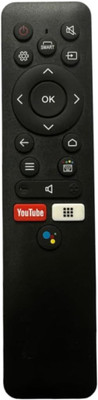 NixGlobal MICRO-MAX THOM-SON Remote Compatible with THOMSON / MICROMAX 4K SMART LED LCD TV Remote Controller(Black)