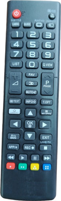 V3Deals Universal Remote Control for Smart TV for All Models LCD, LED, 3D LG Remote Controller(Black)