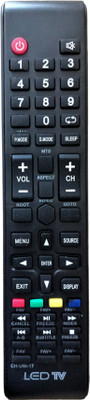ERNIL Tv Remote Compatible for Vise & Chinese LED TV CH-UNI-17 (Please Match The Image with Your Old Remote ) Remote Controller(Black)