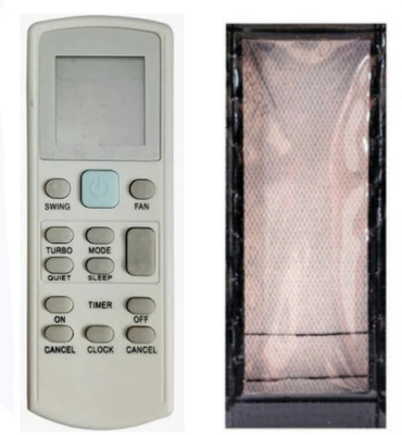 Ethex C-8 Re-146A Remote With cover (Remote+Cover) Ac Remote compatible for Daikin Ac Remote Controller(White)