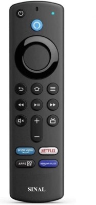 SINAL 3rd Gen. Voice Fire Stick Remote Control Replacement for 2nd Gen Remote (RMT15) Amazon Remote Controller(Black)