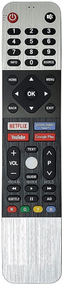 TIZOQ Replacement Remote Control Compatible for Metz Smart TV with Non Voice Supported (1659MTZ_NONVOC) Metz Smart TV Remote Controller(Black)