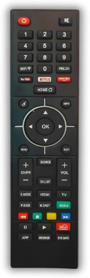Tke Remote Control Compatible for SKYWALL Smart LCD LED TV(VAA) SkyWall Remote Controller(Black)