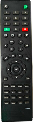 Ehop V-5BD Compatible remote control for CRT,LCD,LED TV Remote Controller Videocon Remote Controller(Black)