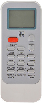 RESORB RE 129 (3D AUTO) AC Remote Control Compatible for Ac Remote Compatible for Whirlpool 3D Auto AC Remote Controller(White)