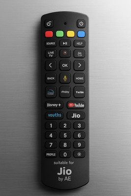 AE AE01JO02 Jio OG Voice command Remote Controller(Onyx Black)