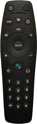 TIZOQ Remote Control Compatible for Tata Sky Binge Plus DTH with Voice & Google Assistant Remote Controller(Black)