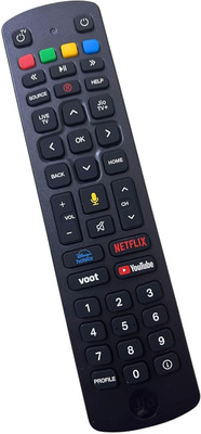 MARS Remote Control Compatible Voice Remote for Fiber Set Top Box Featuring Voice Control Jio Fiber Set Top Box Remote Controller(Black)