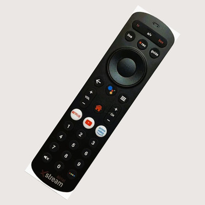 Gezok Xstream DTH Remote Xstream Remote Airtel, Airtel Xstream, Airtel DTH Remote Controller(Black)