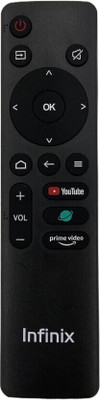 ditec Fit for Y 1 Series Remote Control (Without Voice Function) Compatible with  Smart LED TV Infinix Remote Controller(Black)