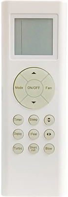 7SEVEN Compatible for Blue Star AC Remote Original 201A Model Suitable 1 1.5 2 Ton Split and Window Air Conditioner - Make Sure Existing Remote Control Match Exactly of Each Keys Remote Controller(White) 7SEVEN Compatible for Blue Star AC Remote Original 201A Model Suitable 1 1.5 2 Ton Split and Window Air Conditioner - Make Sure Existing Remote Control Match Exactly of Each Keys Remote Controller(White)