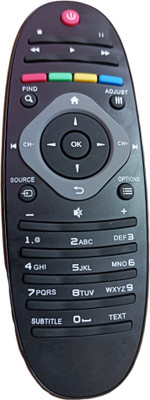 RE PHILIPS LED TV Remote Controller(Black)