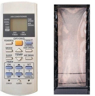 Ethex C-26 Re-29D Remote With cover (Remote+Cover) Ac Remote compatible for Panasonic Ac (NANOE-G) Remote Controller(White) Ethex C-26 Re-29D Remote With cover (Remote+Cover) Ac Remote compatible for Panasonic Ac (NANOE-G) Remote Controller(White)
