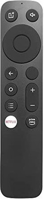 hybite Remote Compatible for OnePlus Smart LED TV 4k Without voice command (Exactly Same Remote Will Only Work) One Plus smart Led Tv Remote Controller(Black)