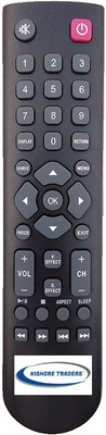 Kishore Traders Compatible Remote Control For Micromax Smart Led TV Micromax 81 cm (32 Inches) HD Ready LED TV I-Tech 32T8260HD / 32T8280HD Tv Remote Controller(Black)