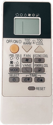 RESORB RE 122A Compatible AC Remote for Electric Air for Split and Window AC, Compatible for Mitsubishi Electric Split and Window Air Conditioner Remote Controller(White)