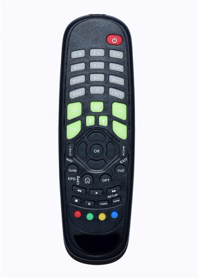 Rohit Electronics Remote compatible for ASIANET,Cisco/GTPL//Den Set top Box Hathway Remote Controller(Black)
