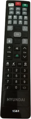 Akshita 1561 TV Compatible For LED LCD Smart TV Remote Control HYUNDAI Remote Controller(Black)